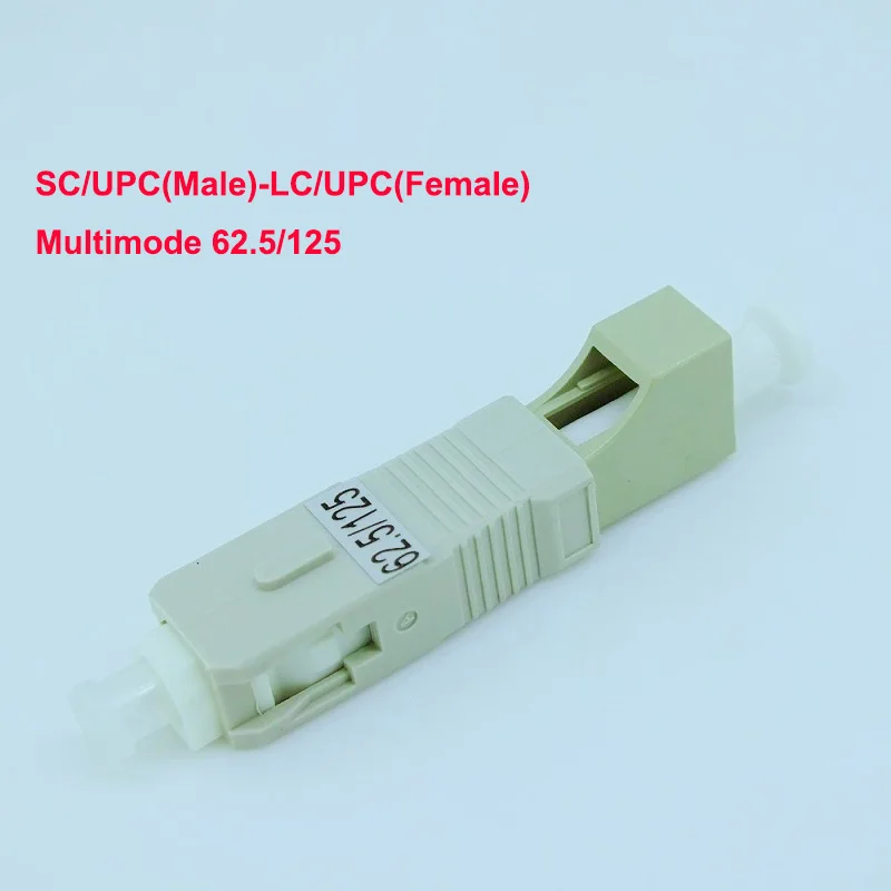 SC Male LC Female адаптер для оптоволокна одномодового/многомодового адаптера