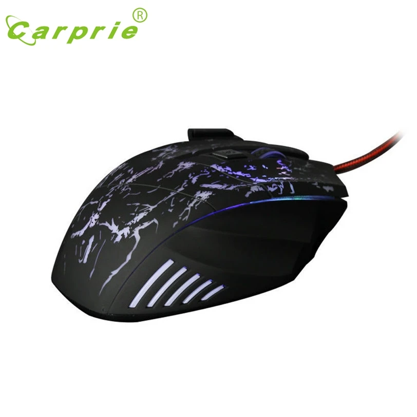 CARPRIE 5500 dpi 7D Кнопки светодиодный Проводная игровая мышь для ПК ноутбука QF28 дропшиппинг