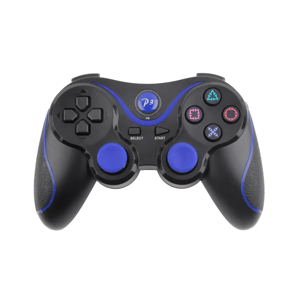Синий Беспроводной bluetooth-джойстик игровой консоли контроллер для Playstation PS3 универсальное игровое устройство для дома геймера - Цвет: Синий