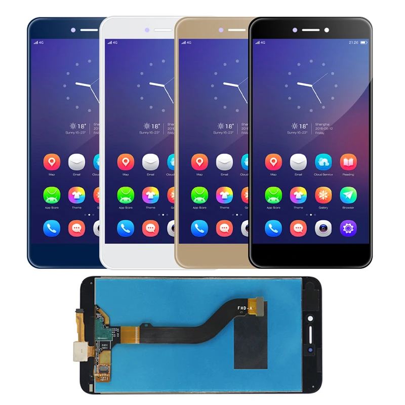 5 2 &quotдля Huawei P9 Lite 2017 PRA-LA1 PRA-LX1 PRA-LX3 ЖК-дисплей Дисплей Сенсорный экран дигитайзер в