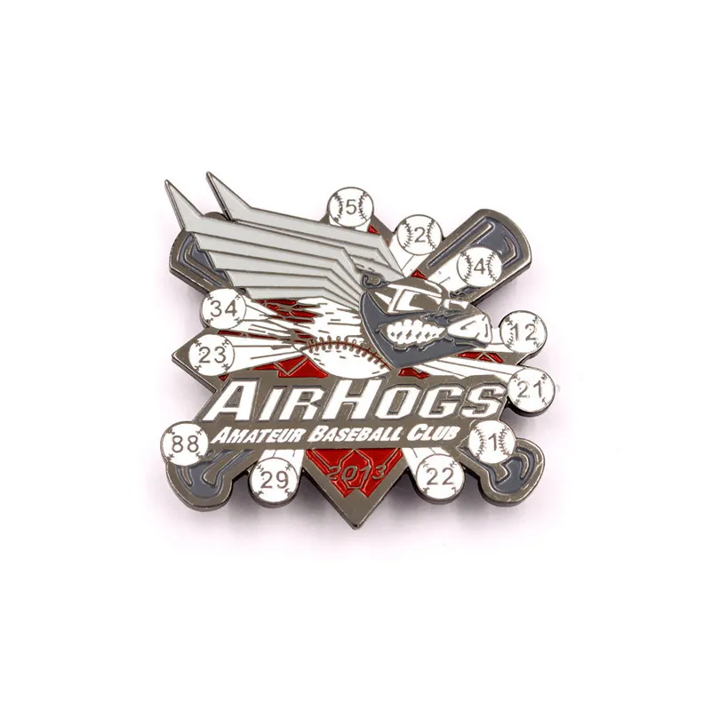 

Manufacturer custom plating paint baseball badges