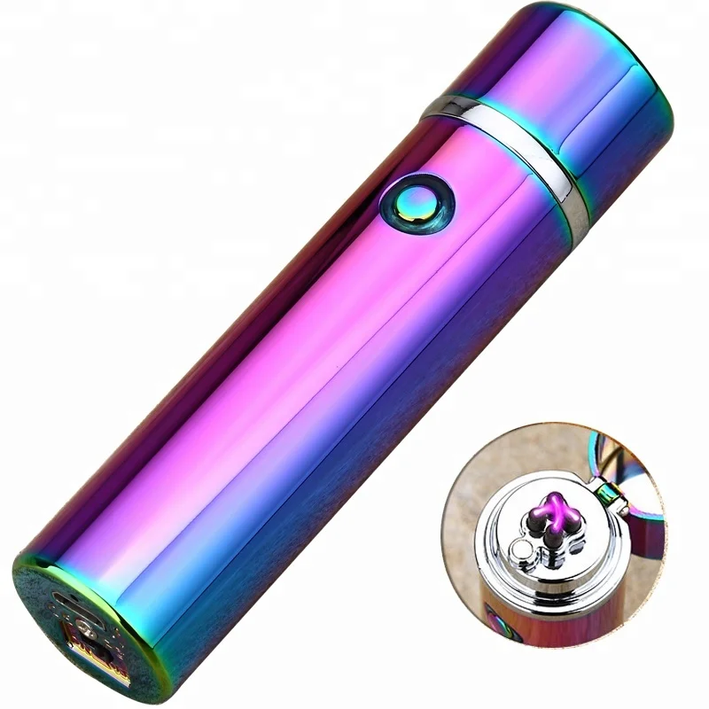 GERUI USB перезаряжаемые зажигалки двойной дуги Зажигалка курительная сигарета Зажигалка Ветрозащитная беспламенная электрическая зажигалка плазменная