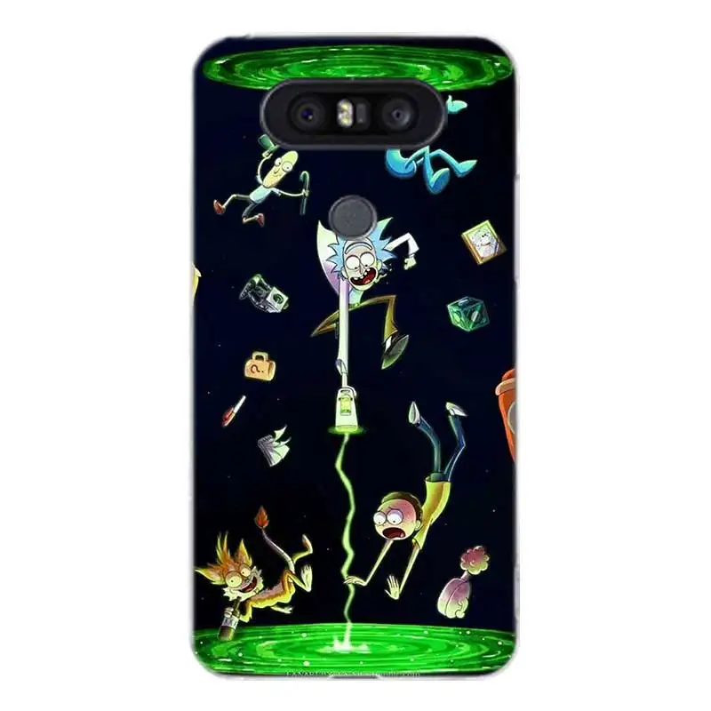 Мягкий резиновый чехол с рисунком Рик и Морти для LG Q8 Q7 Q6 G6 G7 G5 G4 V40 V30 V20 V10 K8 K10 2018 2017 |