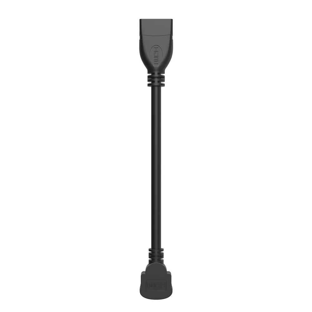 Противоположный прямоугольный мини-hdmi Мужской к HDMI Женский конвертер 90 градусов мини-hdmi адаптер конвертер адаптер HDTV разъем