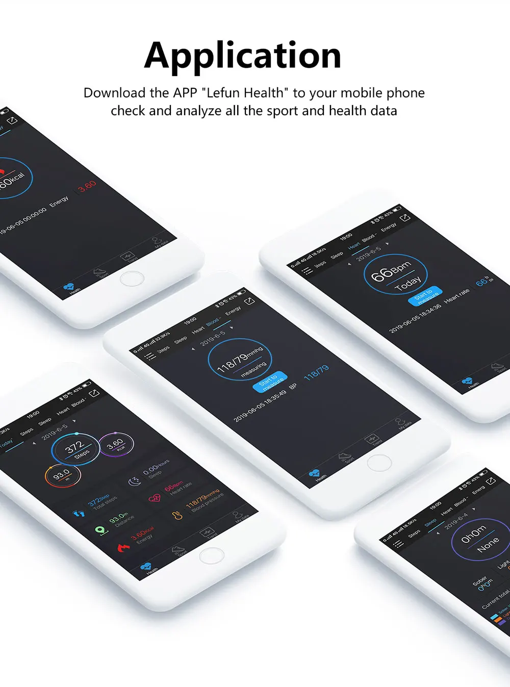 Smart Bracelet IP67 Waterproof Fitness Tracker Band Blood Pressure Heart Rate Monito Sleep monitoring Smart Wristband
