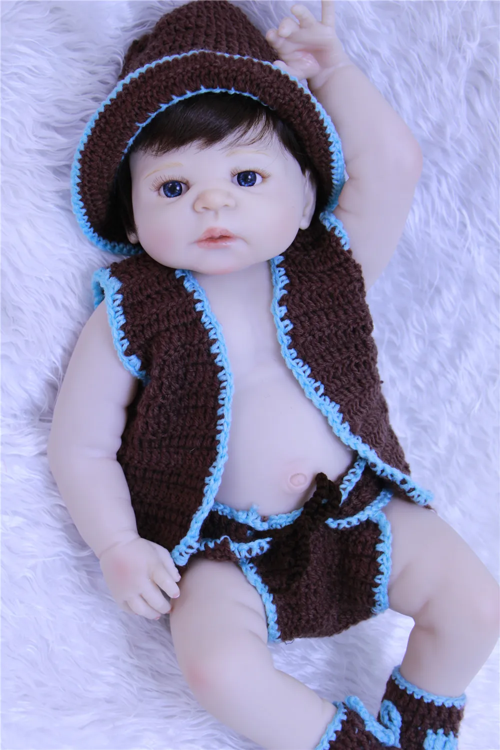 Мягкие Детские Силиконовые Куклы для новорожденных куклы мальчиков Boneca BeBe