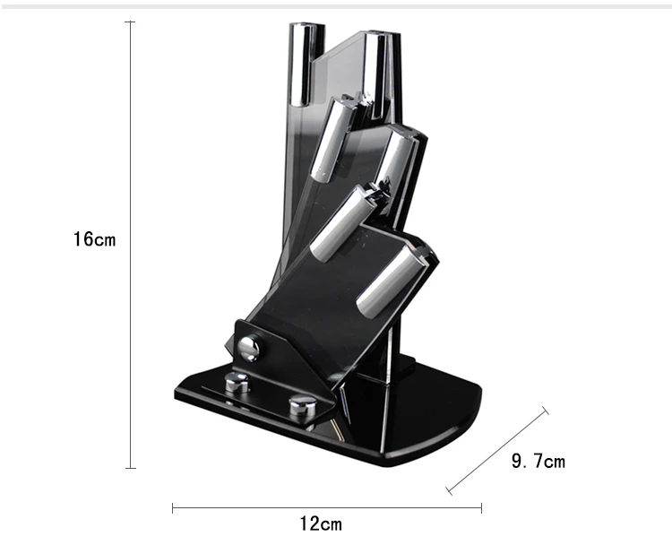 Free shipping High quality 3&quot 4&quot 5&quot inch brand Kitchen Fruit Ceramic Knife Set + Acrylic Holder block |