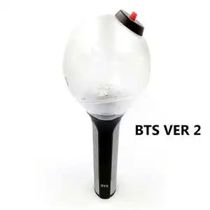 VER 2 Kpop BTS светящийся светильник палочка для концертов лампа для фанатов подарок для мальчиков коллекция детская мигающая бомба лампа игрушка светильник-Up Игрушки Прямая поставка - Цвет: VER 2