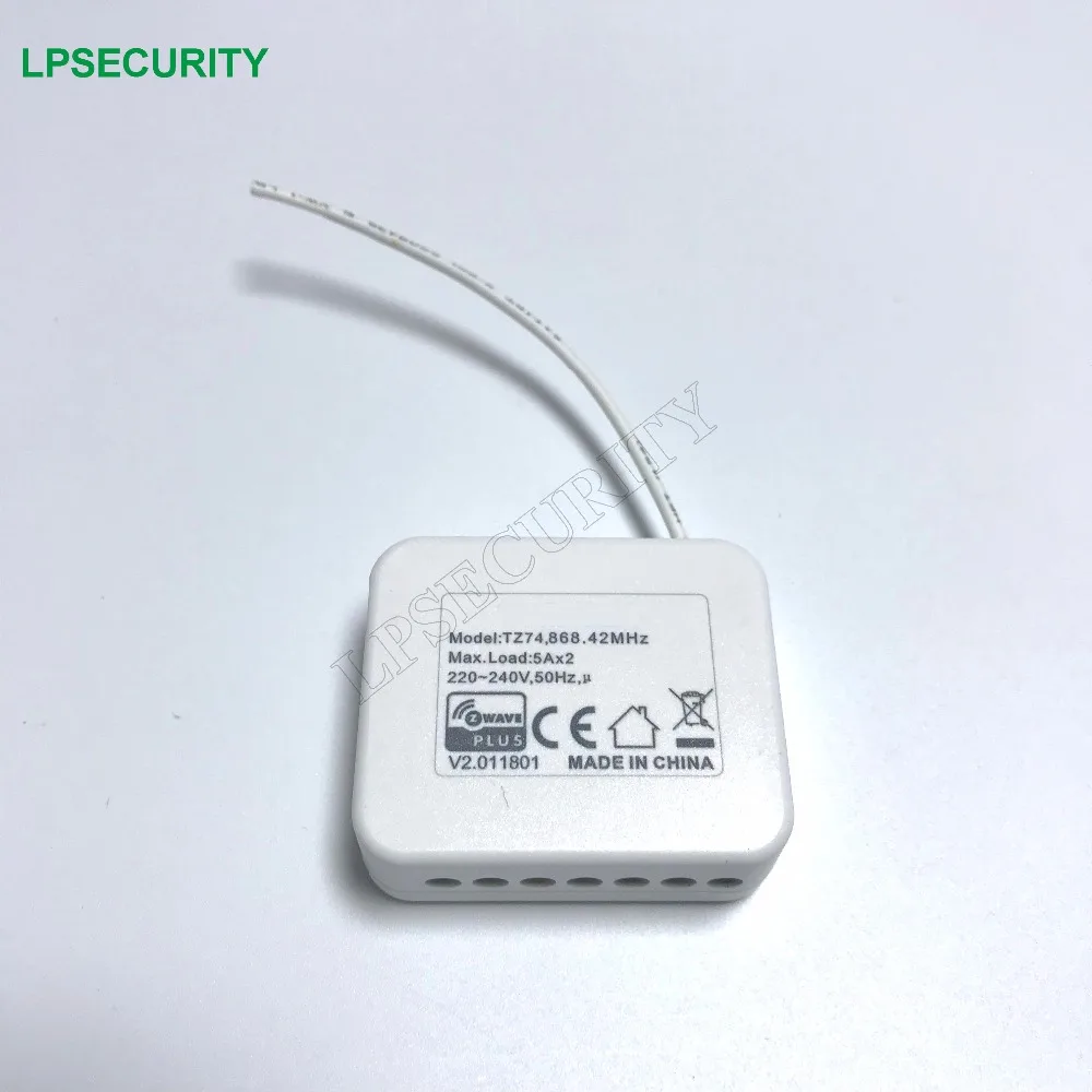 Z-WAVE Plus TKB домашний TZ74 в стене двойной 2 способ релейный переключатель модуль вставить модуль переключатель с двойным реле(может заменить TZ06