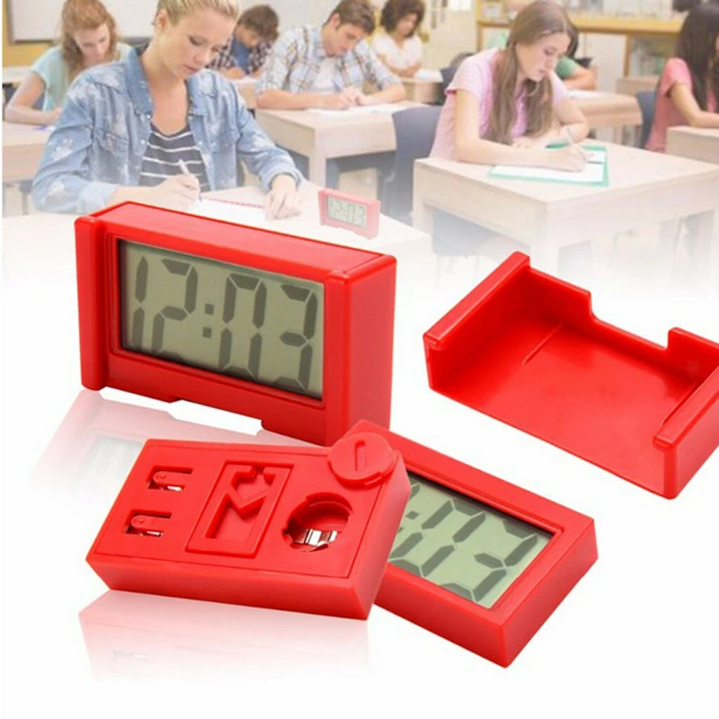 Цифровые мини-часы с ЖК-экраном 1 шт. часы для приборной панели автомобиля