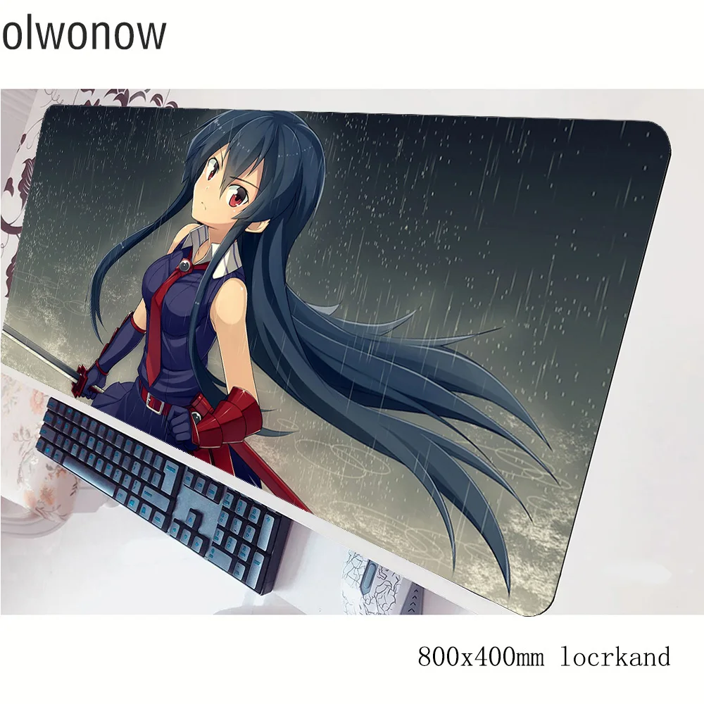 Коврик для мыши akame ga kill геймер 80x40 см игровой коврик ноутбук notbook Настольный