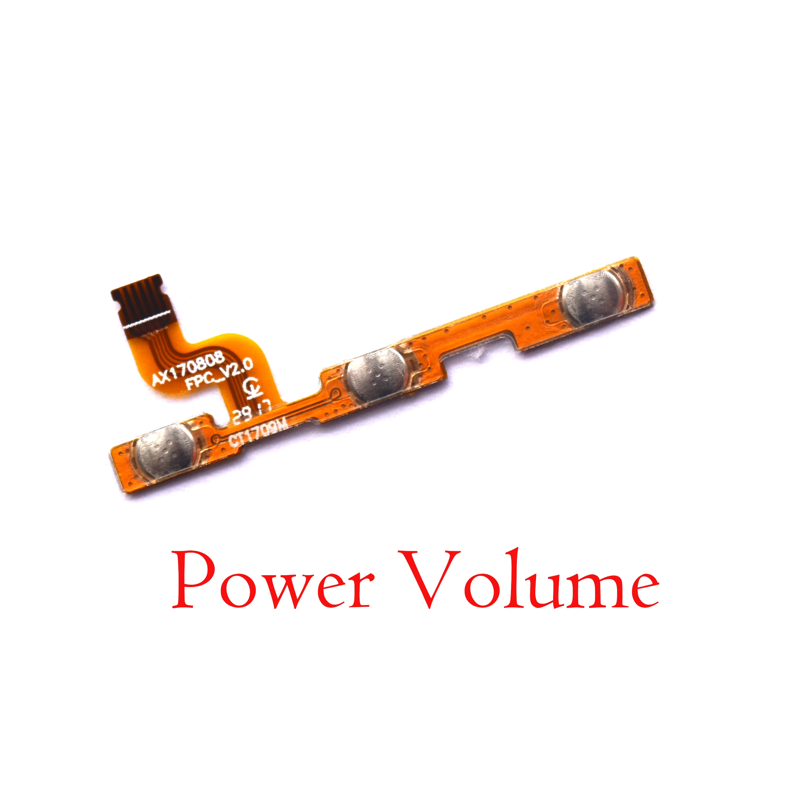 Power Volume flex Полоса громкости питания основная плата материнская плата USB зарядное устройство Порт boad микрофон с гибким кабелем для Xiaomi Redmi Примечание 5A Prime - Цвет: Power Volume flex