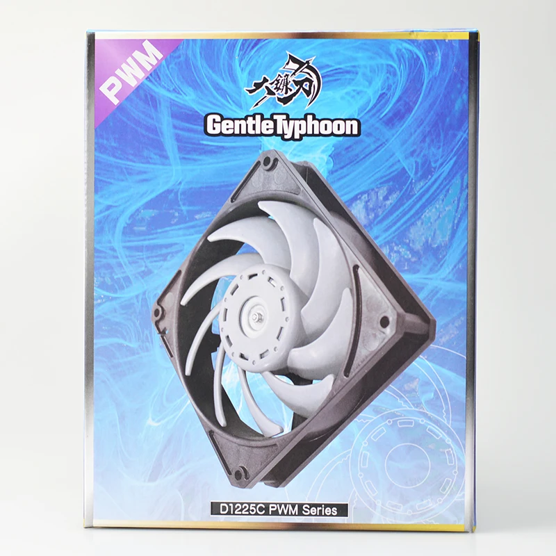 SCYTHE Gentle Typhoon GT1850 2150 PWM GT3000 компьютер PWM чехол вентилятор, покрытый проводом 12 см 4-контактный Вентилятор cooler master fit 120 мм вентилятор