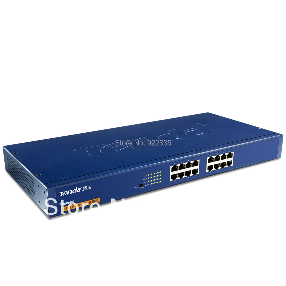 Сетевые коммутаторы Plug &amp Play гигабитная Скорость Tenda тега1016g 10/100 Мбит/с 16 портов