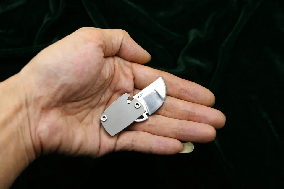 LOVOCOO Rocket Mini M390 стальное лезвие TC4 титановая ручка карманный маленький складной переносной ежедневный незаменимый фруктовый ключ нож EDC инструмент