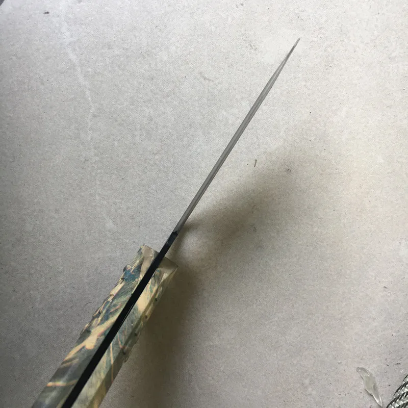 Карманный нож Ghillie для кемпинга выживания складное лезвие ABS с рисунком черепа