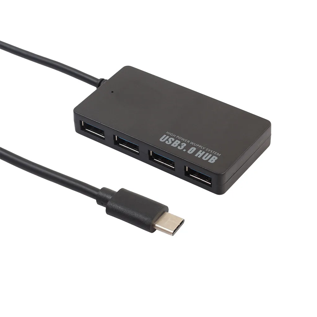 Адаптер для зарядного устройства USB 3 0 типа C на 1 адаптер Macbook Pro поддержка plug and play