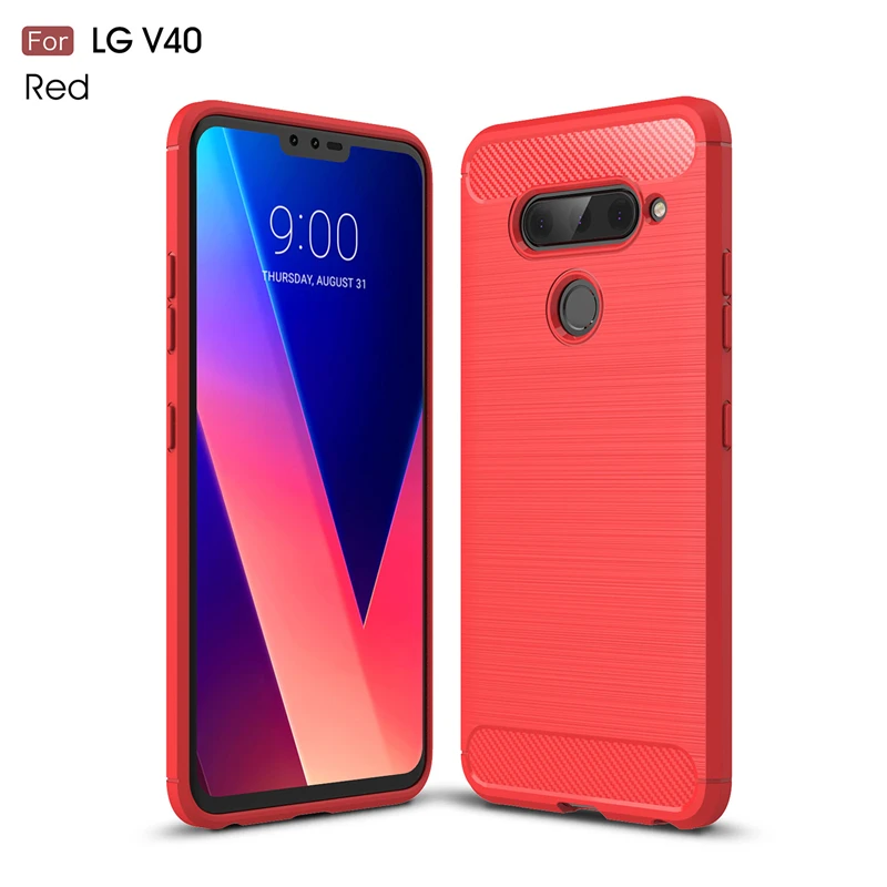 Чехол для LG V40 ThinQ Core силиконовый резиновый защитный чехол мягкий телефона