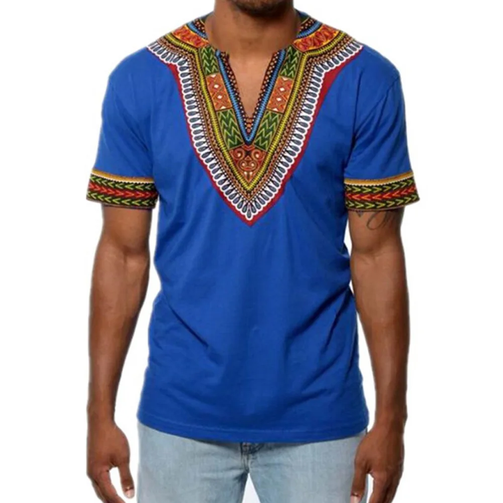 YJSFG дом Модные мужские Hipster футболка хип хоп Африканский Dashiki Harajuku удлиненные