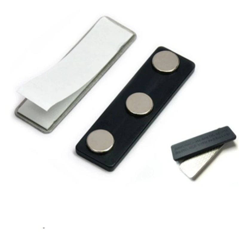 10 шт. Магнитный ID значок крепление имя бирка магнитный держатель с клейкой