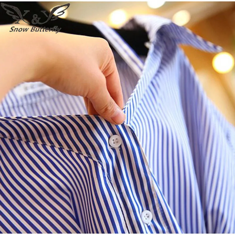 Women's Off Shoulders Blouse Chiffon Top Female Clothes Striped Shirt Plus Size Stylish Korean Fashion Clothing Summer Open 121 |