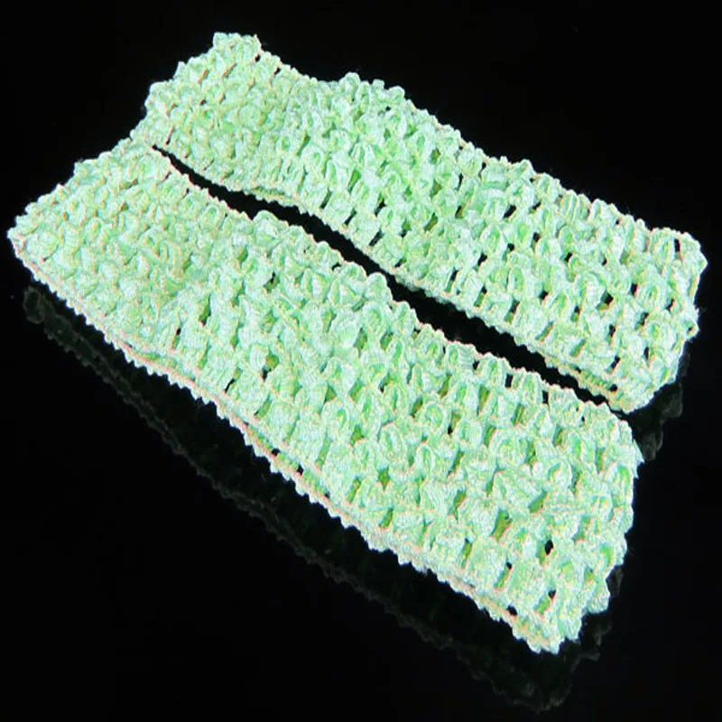 Детская эластичная повязка на голову 6 шт. 1 5 дюйма вязаные крючком ленты для