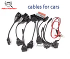 2018 новые АДАПТЕРНЫЕ кабели tcs CDP Pro plus OBD2 OBDii Автомобильный диагностический интерфейс Полный комплект 8 автомобильных кабелей wow cdp VD DS150E CDP