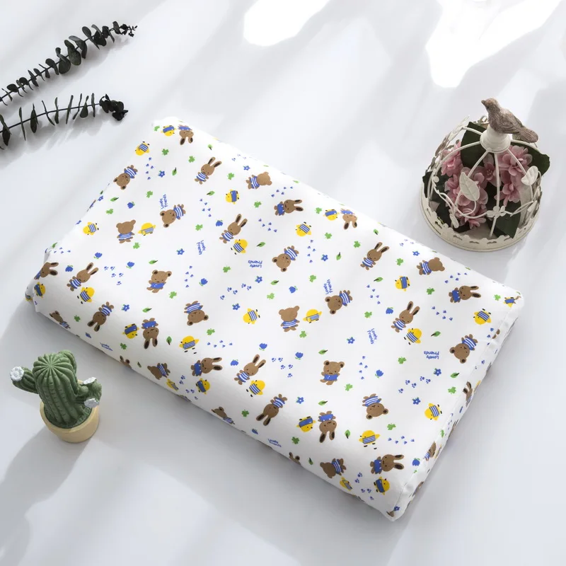 Мультяшный КРОЛИК бренд Таиланд натуральная латексная детская подушка здоровое