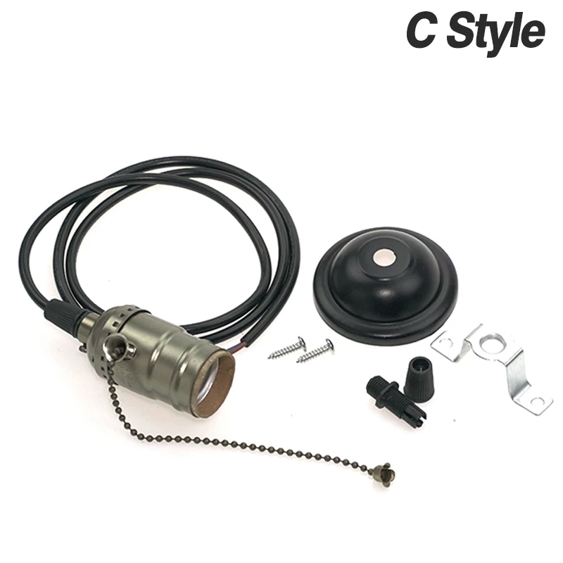 C Style KARWEN винтажная лампа Эдисона E27 40w 220v Ampoule винтажная лампа Эдисона ST64 G80 G95 A19 T10 T45 нить накаливания - Цвет: C Style