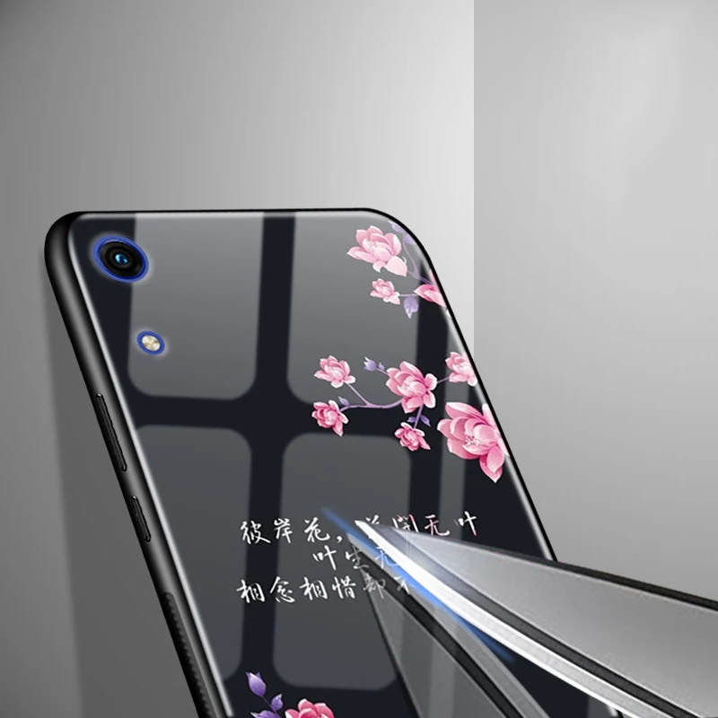 Чехол для huawei Honor 8A, чехол для Honor 8A из закаленного стекла, черный чехол-бампер для huawei Honor 8A, A8, 8 A, чехол-накладка