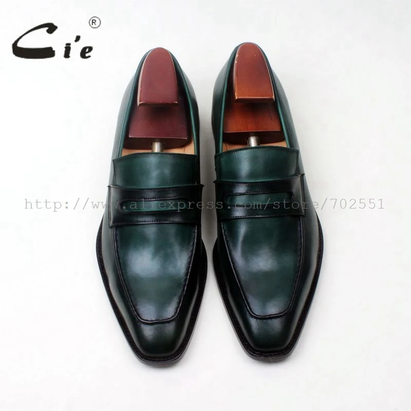 Cie/мужские кожаные туфли на заказ с квадратным носком Мужская кожаная обувь