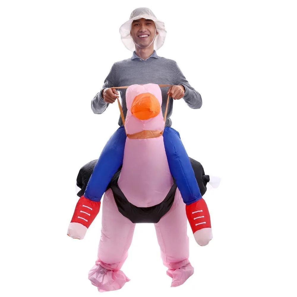 Надувной костюм страуса способный преодолевать Броды для взрослых мужчин женщин