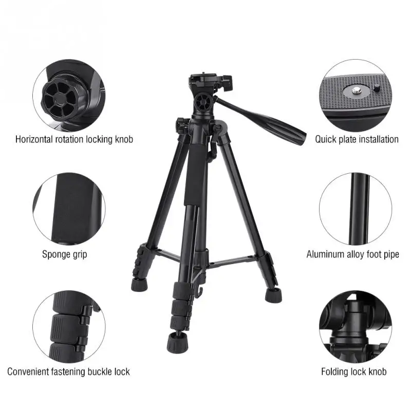 Новый профессиональный штатив из алюминиевого сплава для DSLR камер держатель