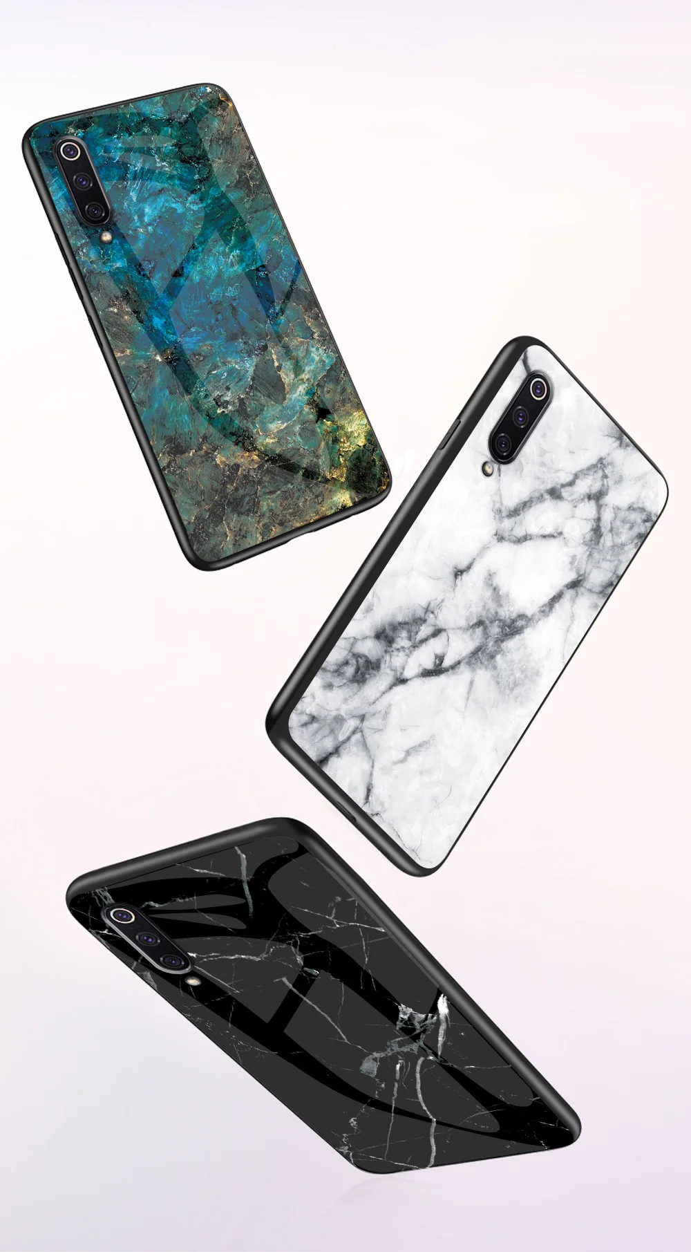 Чехол для телефона для Xiaomi mi 9, чехол mi 9 SE, Мраморная задняя крышка из закаленного стекла для Xiaomi mi A3 Lite 9T Pro K20 Pro 9 Lite, чехол s