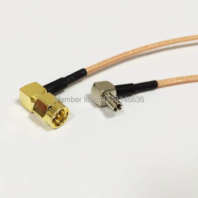 

3G антенный кабель SMA штекер прямоугольный для TS9 прямоугольный RG316 оптовая продажа быстрая доставка 15 см 6 дюймов