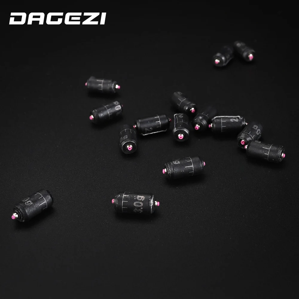Грузила DAGEZI 5 шт./лот свинцовый грузила для ловли карпа формы свинца с