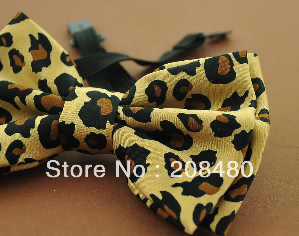 Модный &quot4 леопард&quot узоры микс галстук-бабочка Мужская смокинг в стиле унисекс
