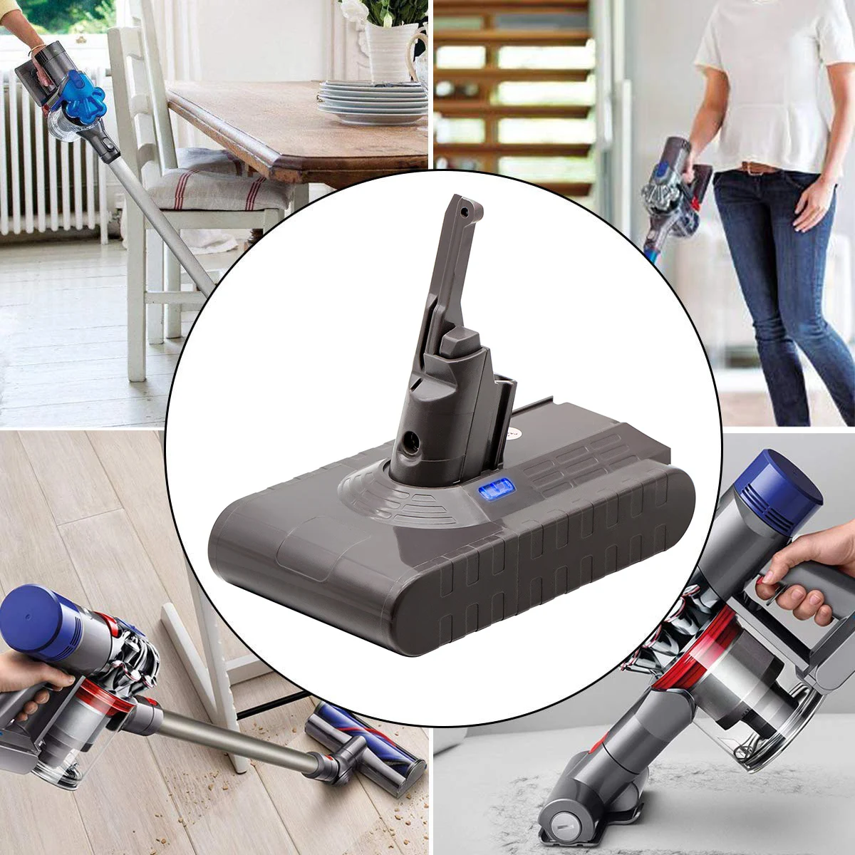 21,6 V 3600mAh сменная литиевая батарея для Dyson V8 абсолютный беспроводной пылесос V8 животное аккумуляторная батарея