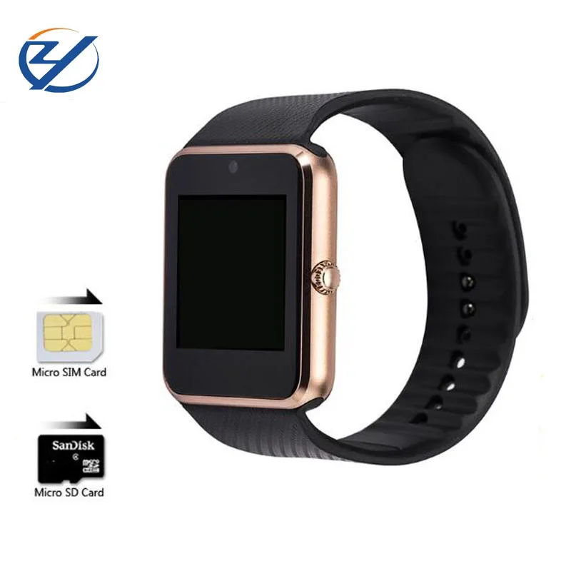 ZAOYIMALL Bluetooth Smart Watch GT08 носимых устройств Smartwatches Поддержка Sim-карты Для Samsung Huawei Android
