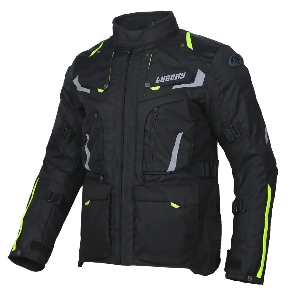 LY701jacket Lyschy Conqueror 3D сетчатая дышащая мотоциклетная гоночная куртка брюки зимняя теплая Защитная Мужская мотоциклетная куртка - Цвет: LY701jacket