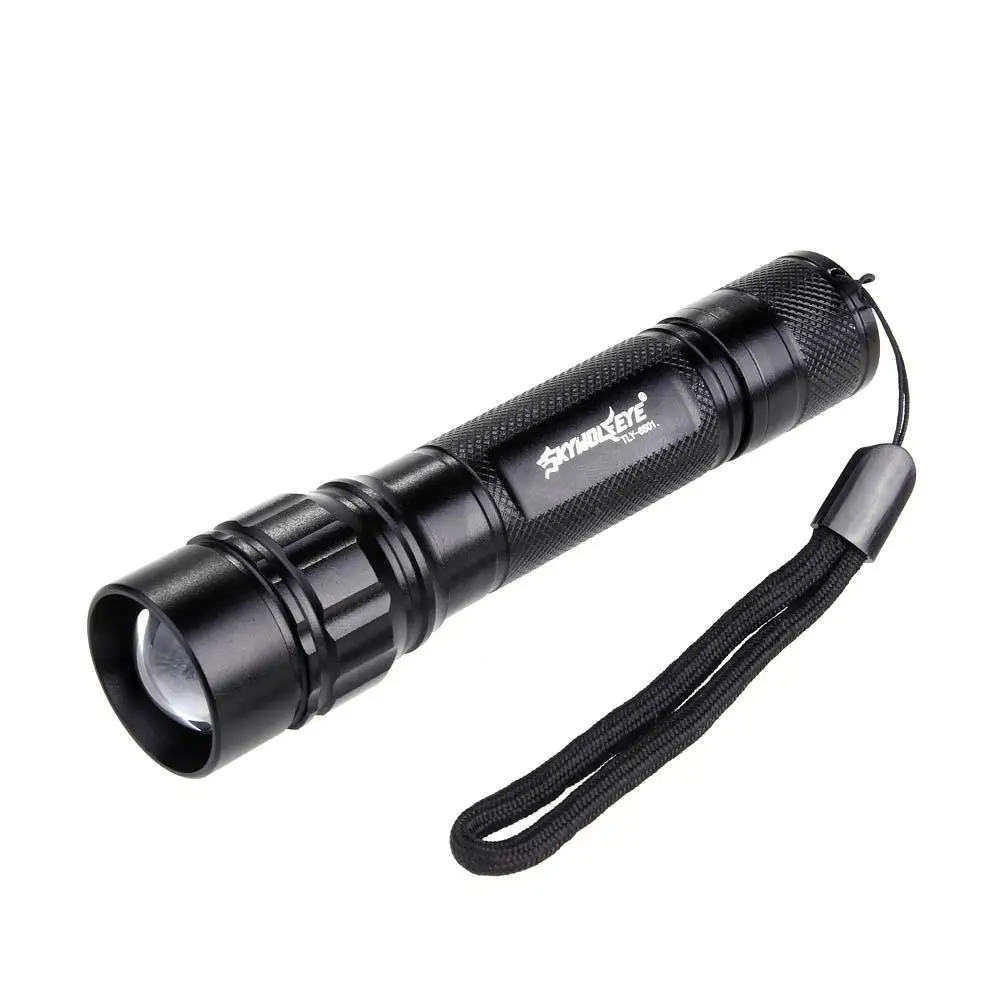 SKYWOLFEYE светодиодный фонарик 300 люмен масштабируемый лампа 3 режима + аккумулятор