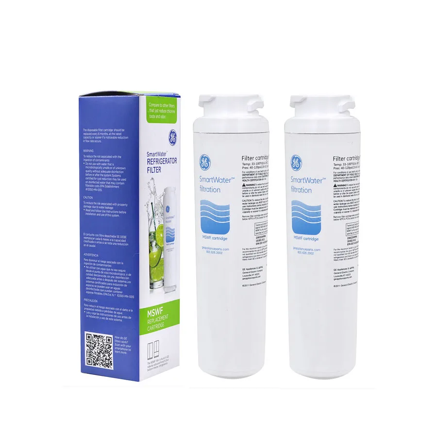 Household Hot Sale! Water Purifier General Electric MSWF Refrigerator Filter Cartridge Replacement for GE 2 Pcs/lot | Бытовая техника
