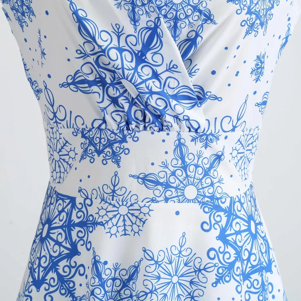JAYCOSIN Новинка vestidos largos de verano повседневное женское винтажное платье с рюшами и V