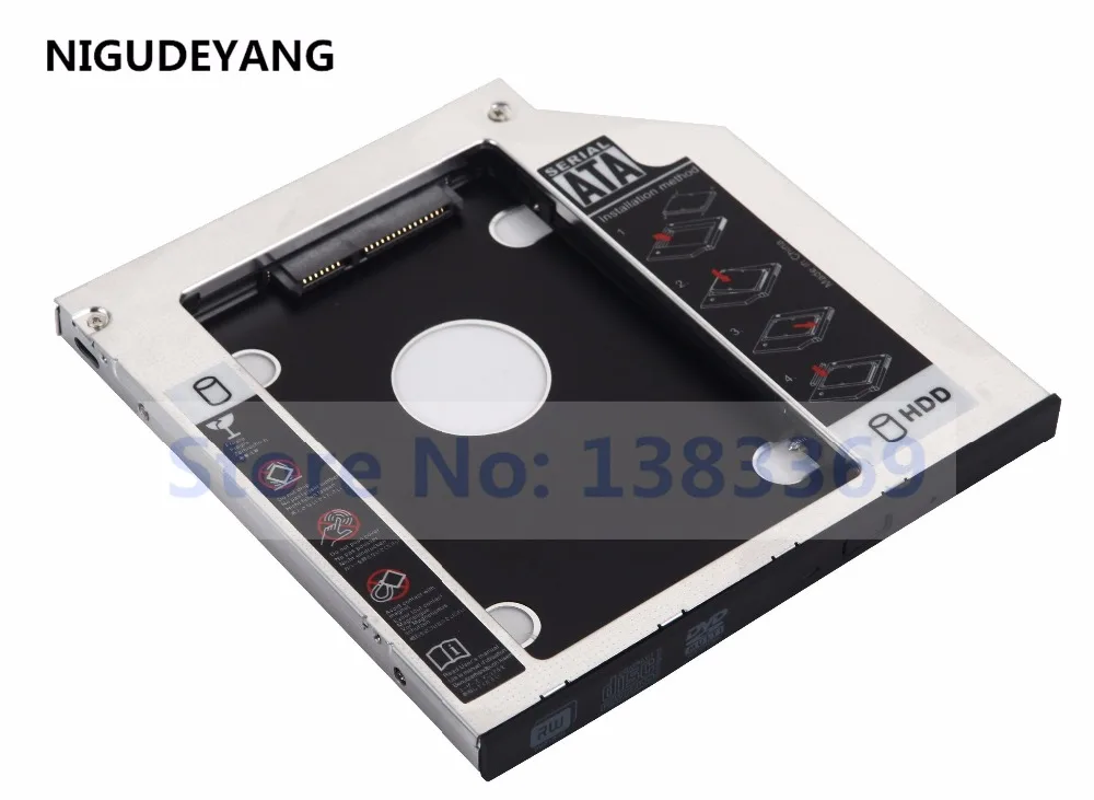 NIGUDEYANG Универсальный 2 й SATA жесткий диск HDD SSD корпус Caddy для Lenovo Thinkpad T440P T540 T540P W540|case