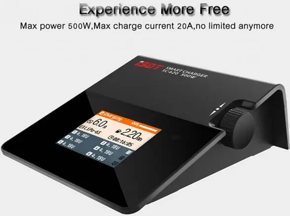 Isdt sc-620 500 Вт 20A мини Интеллектуальная подзарядка Батарея баланс Зарядное