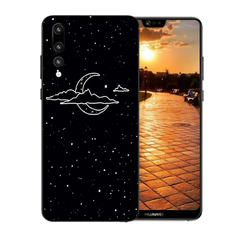 Чехол для телефона Huawei P10 P20 P8 P9 Lite Plus 2017 Ascend Y5 II 2 из ТПУ P smart Y6 Pro Y9 2018 2019 |