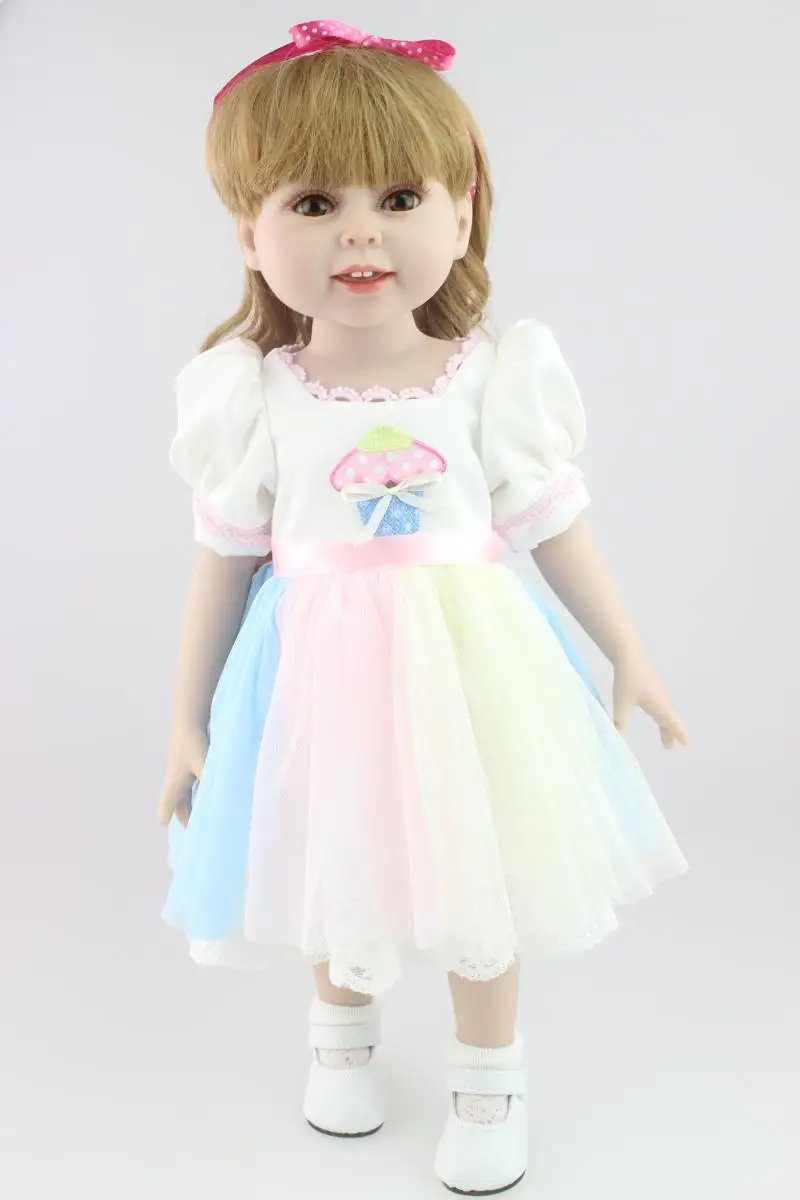 Кукла Reborn Girl 45 см Journey Dollie &amp me модная bebes игрушки для девочек подарок полностью