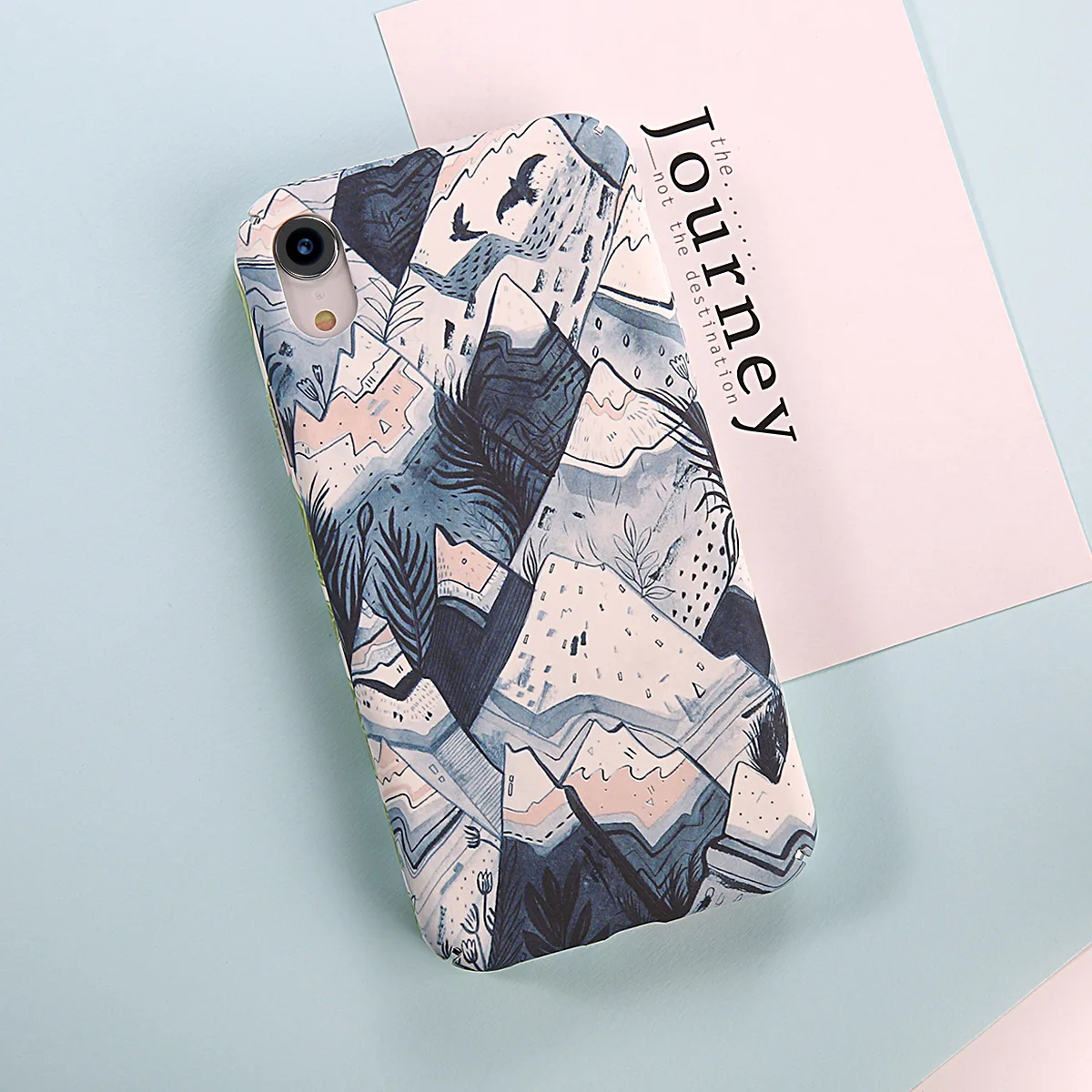 T5 Чехол для телефона Lovebay для iPhone X, XR, XS, Max, 8, 7, 6, 6s Plus, Мультяшные цветные цветы, ананас, листья, жесткий чехол, чехол - Цвет: T5
