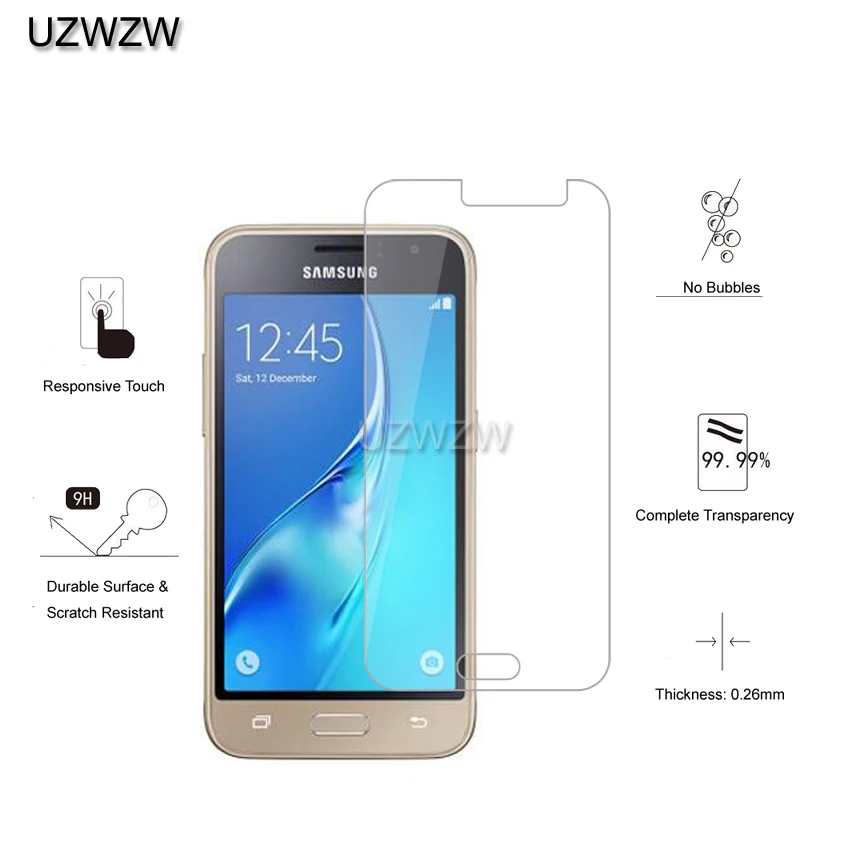 2 шт Премиум Закаленное стекло для samsung Galaxy J1 Защитное стекло для экрана протектор для samsung J1 стекло