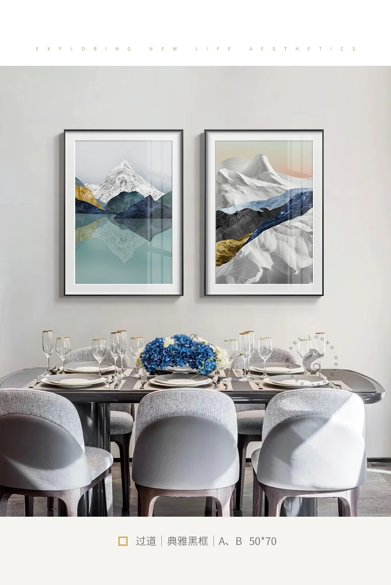 Современные горы все виды холст живопись плакаты искусство Куадрос decoracion dormitorio и принты настенные картины для гостиной